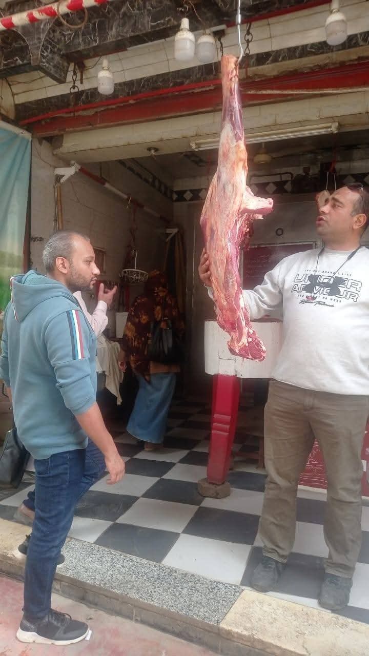 ضبط لحوم ومصنعات غير صالحة بالقليوبية،فيتو
