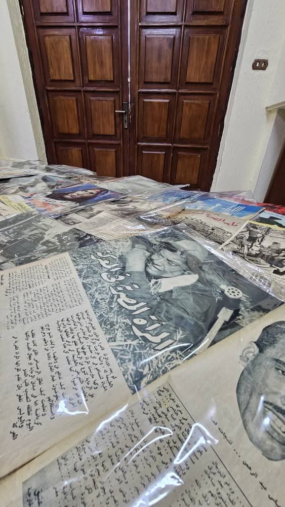 جانب من مقتنيات المعرض، فيتو