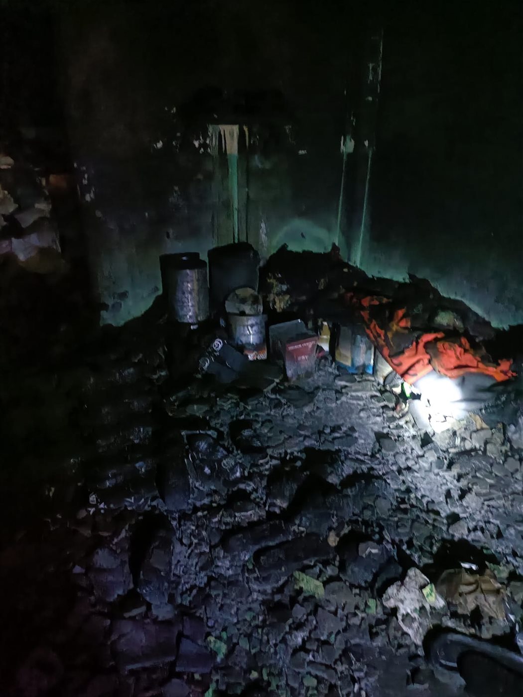 حريق في مخزن بلاستيك بشبرا الخيمة،فيتو