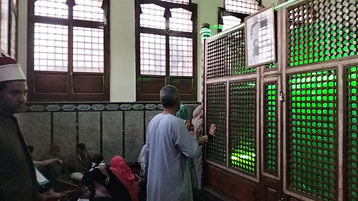 مقام أبو النور الجعفرى بالإسماعيلية، فيتو