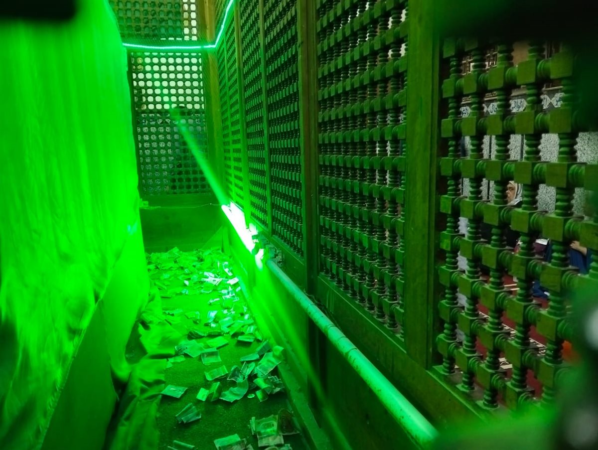 مقام أبو النور الجعفرى بالإسماعيلية، فيتو