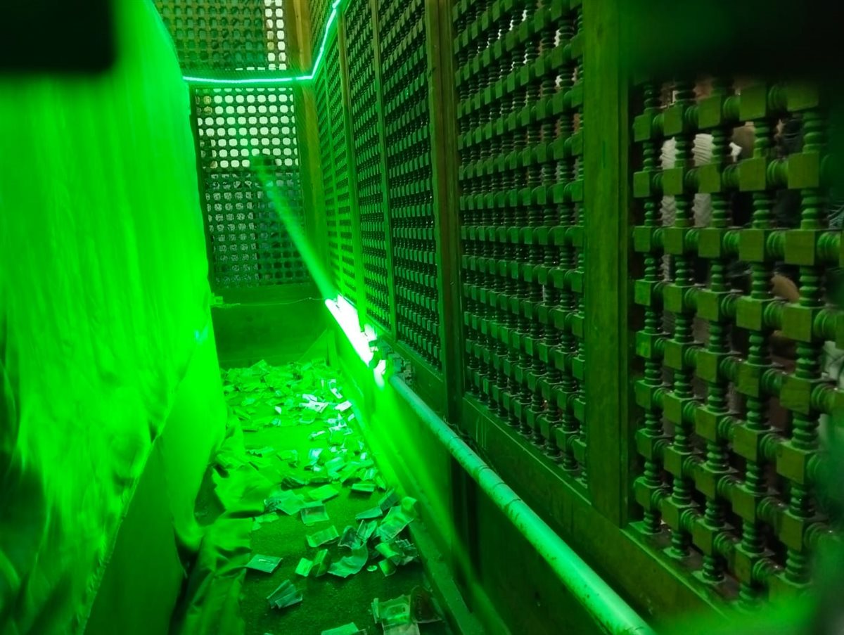 مقام أبو النور الجعفرى بالإسماعيلية، فيتو