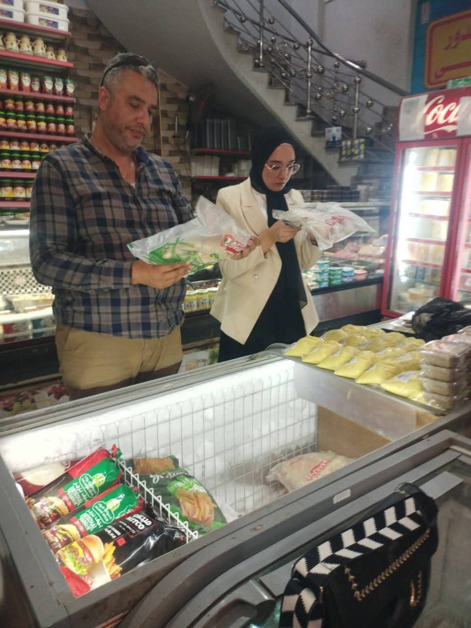 حملة  من السلامة الغذائية أسواق ومحال مدينة الروضة