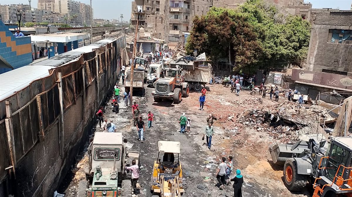 متابعة حريق المؤسسة شبرا الخيمة،فيتو