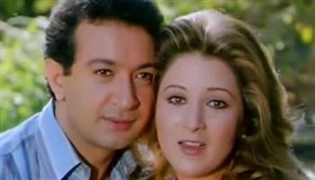 نور الشريف وزوجته بوسى 