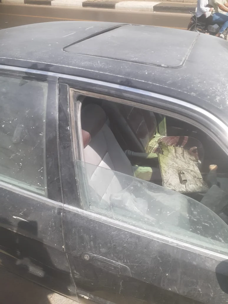 حريق سيارة ملاكي بنفق السلام