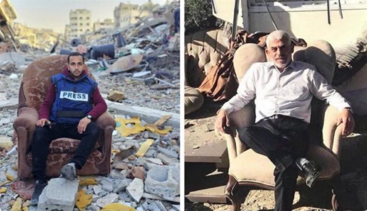 صورة أنس الشريف التي استفزت الاحتلال، فيتو