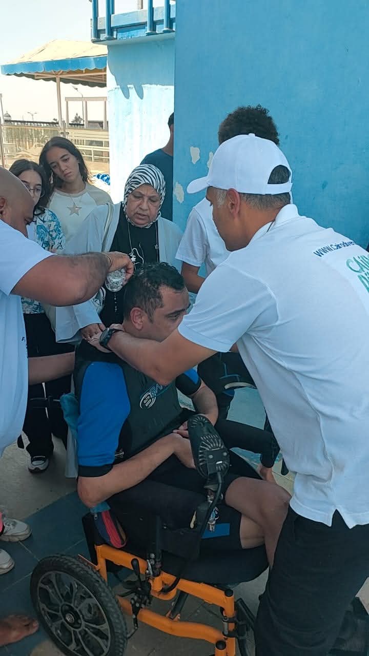 جانب من بدء الغطسة، فيتو