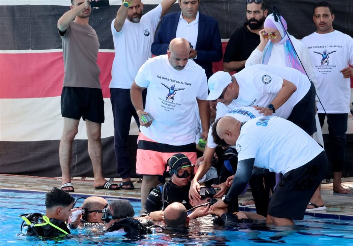 جانب من محاولة ولاء حافظ، فيتو