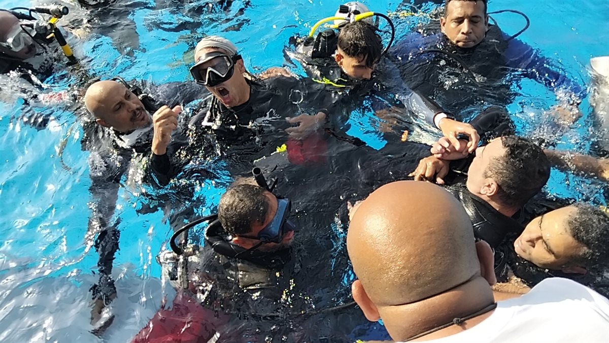 لحظة خروج ولاء حافظ من المياه، فيتو