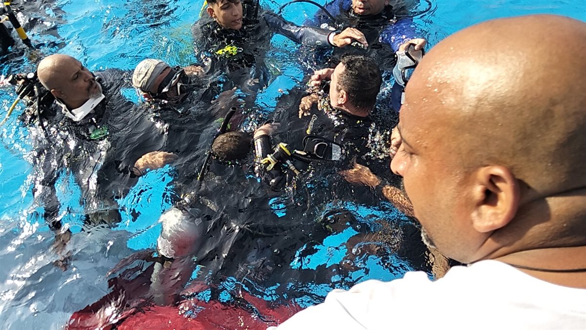 لحظة خروج ولاء حافظ من المياه، فيتو