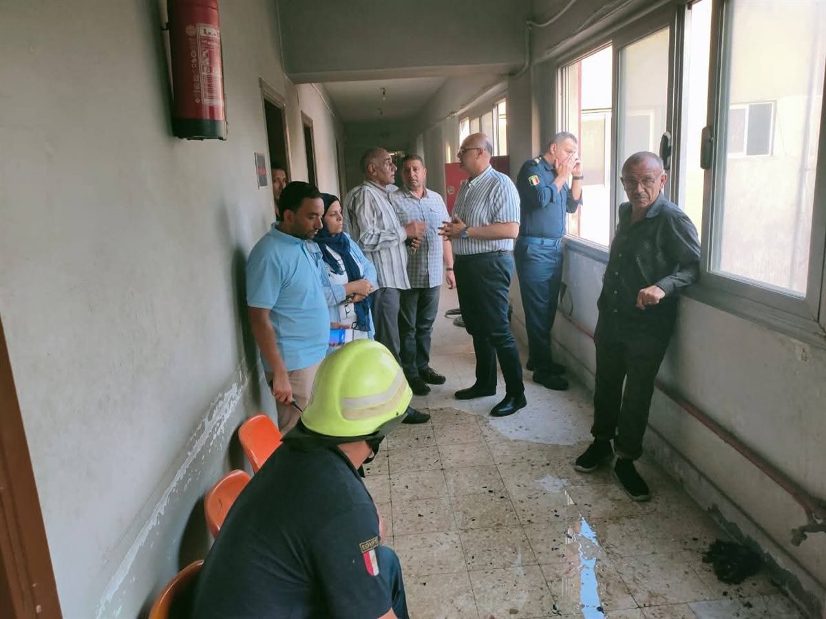 محافظ القليوبية يتابع حريق حي شبرا الخيمة،فيتو 