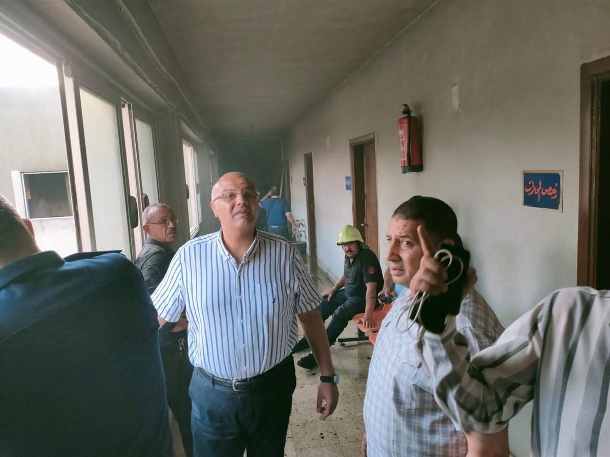 محافظ القليوبية يتابع حريق حي شبرا الخيمة،فيتو 