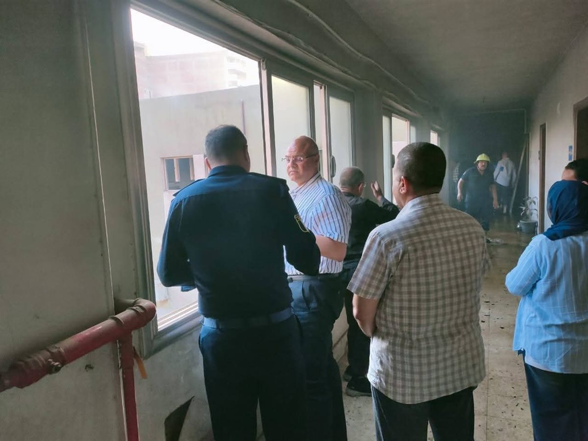 محافظ القليوبية يتابع حريق حي شبرا الخيمة،فيتو 