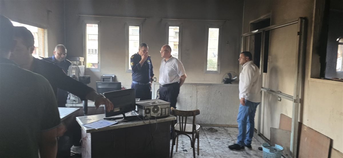 محافظ القليوبية يتابع حريق حي شبرا الخيمة،فيتو 