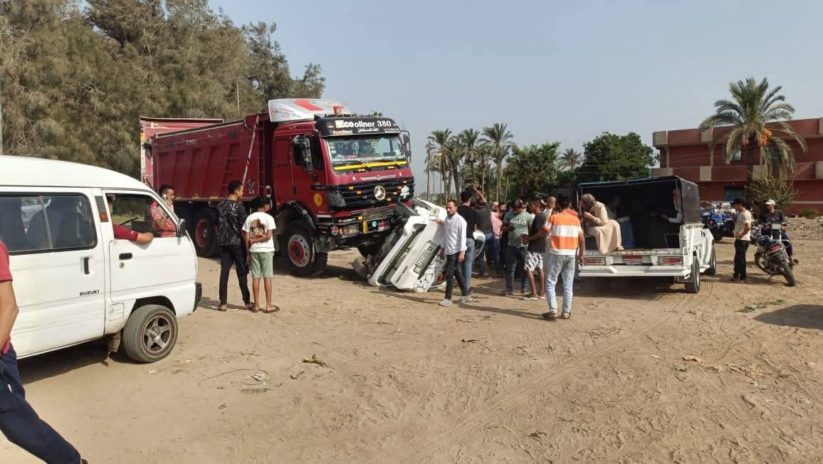 حادث تصادم عرب العليقات بالخانكة القليوبية،فيتو 