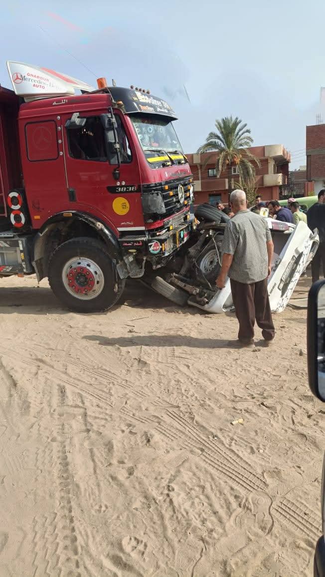 حادث تصادم عرب العليقات بالخانكة القليوبية،فيتو 