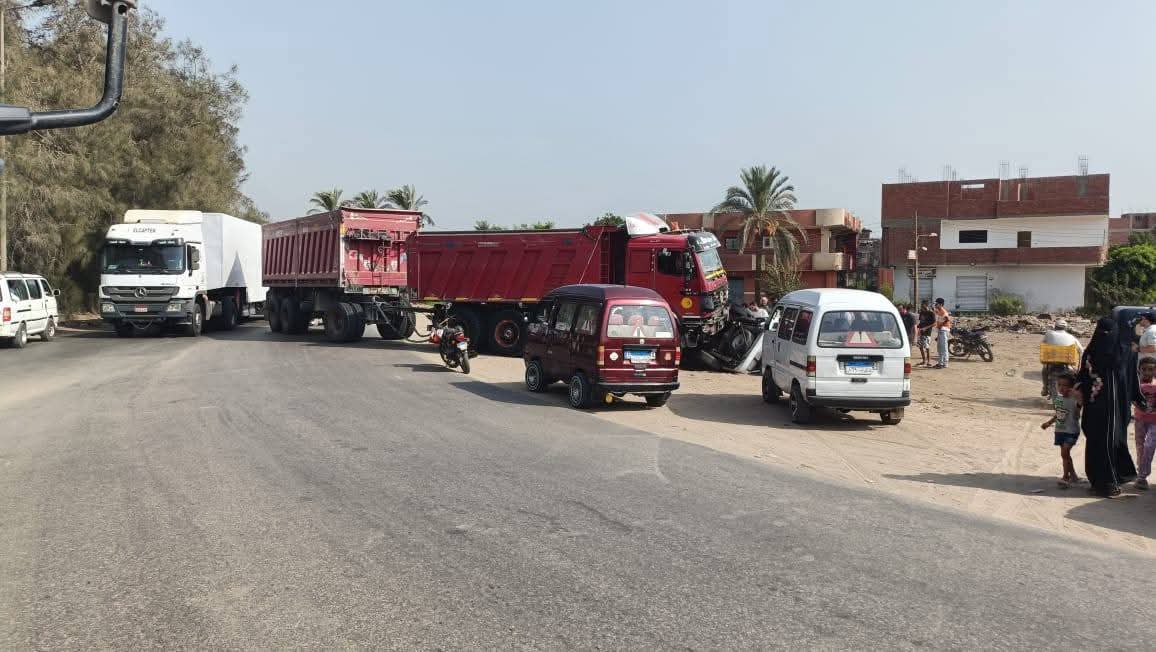 حادث تصادم عرب العليقات بالخانكة القليوبية،فيتو 