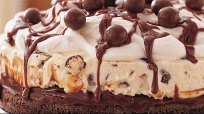 طريقة عمل كيكة الآيس كريم