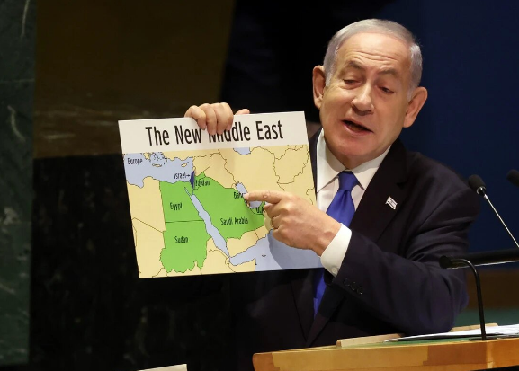 مزاعم نتنياهو بشأن إسرائيل الكبرى، فيتو