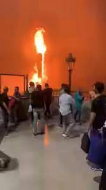 بطل حريق باكيات شبرا الخيمة يخلي المحل من الزبائن، فيتو