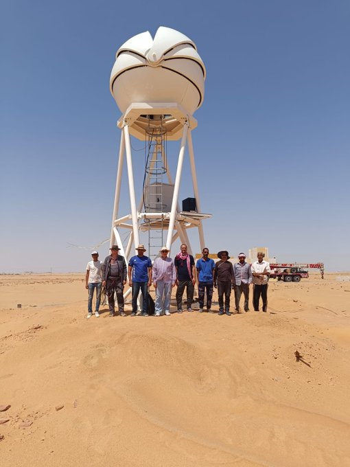 البحوث الفلكية تركب التليسكوب الفضائي في أبو سمبل، فيتو