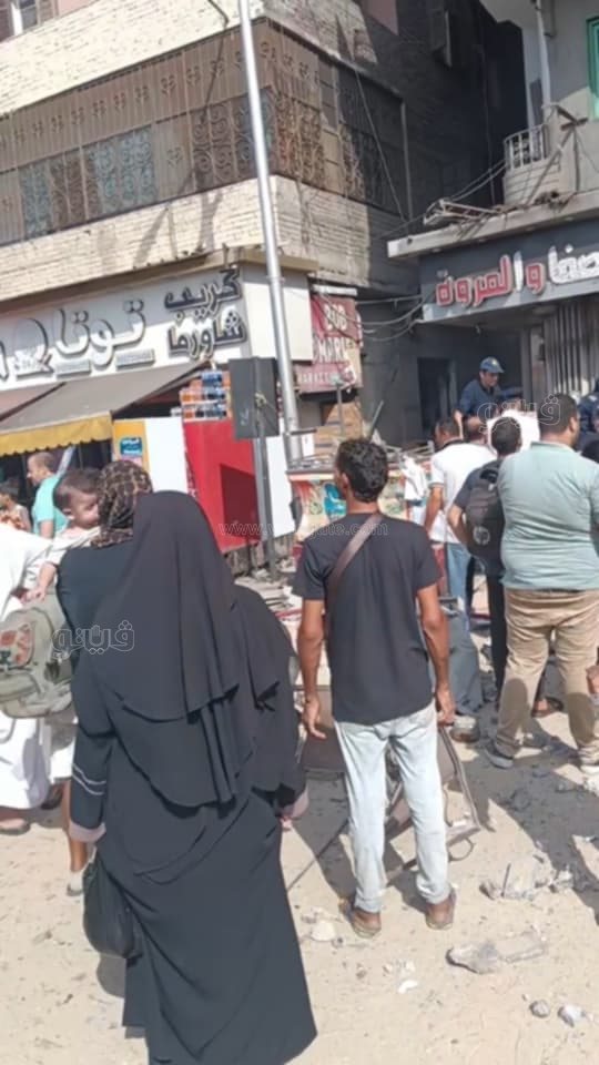 انفجار أسطوانة غاز داخل أحد المطاعم الشهيرة بالزقازيق يهز المنطقة ويصيب عاملين،فيتو عن