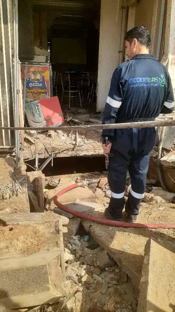 تحرك أمني وهندسي عاجل بعد انفجار أسطوانة غاز بمطعم في الشرقية،فيتو