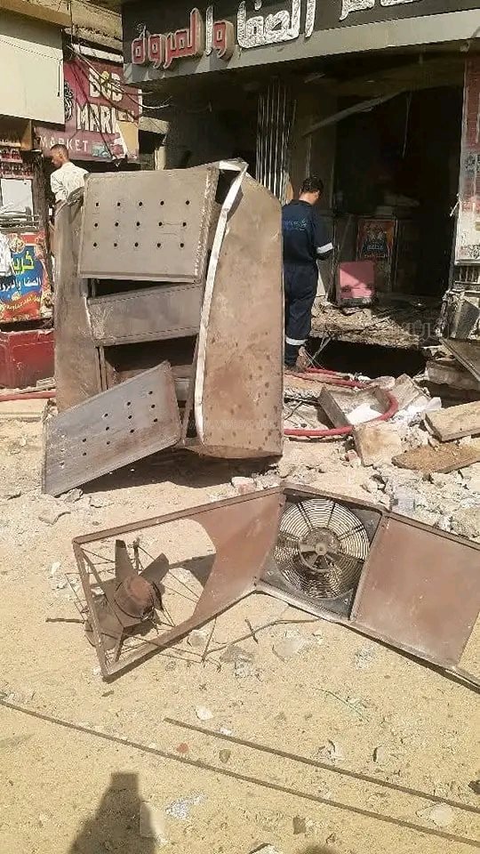 تحرك أمني وهندسي عاجل بعد انفجار أسطوانة غاز بمطعم في الشرقية،فيتو