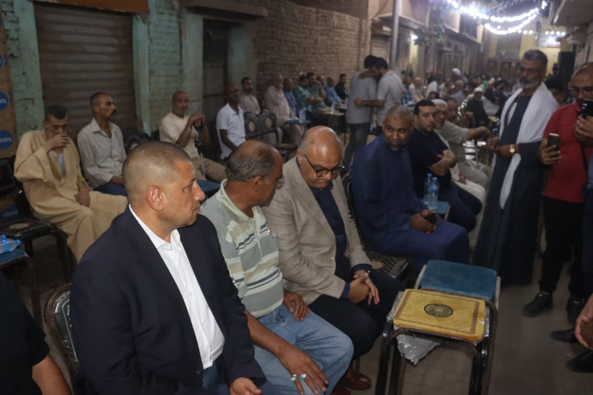 تقديم واجب العزاء لضحايا حريق القناطر الخيرية،فيتو 