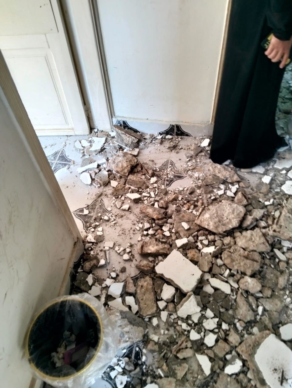 إنهيار سقف شقة بالمعادي