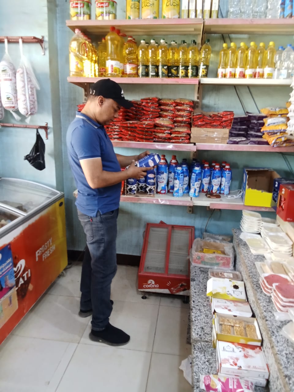 جانب من الحملات التموينية، فيتو