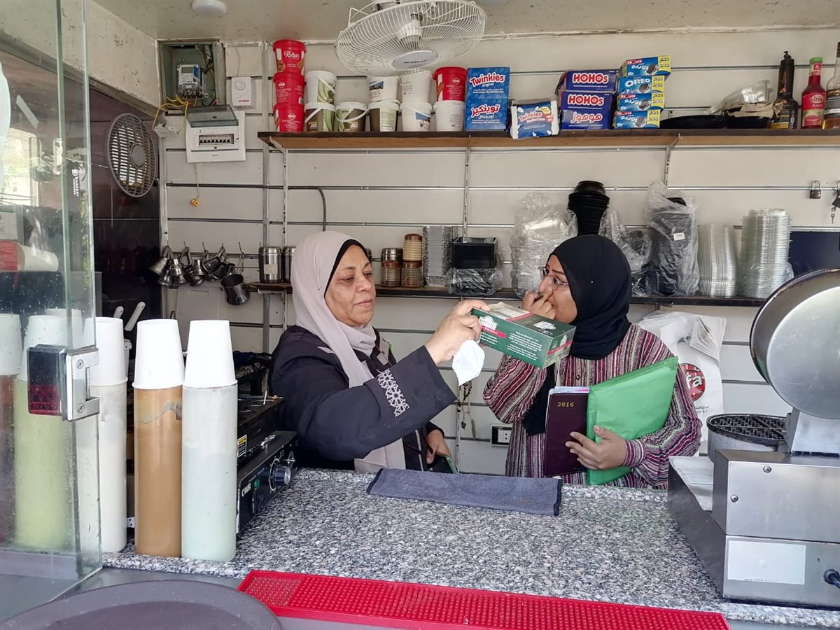 جانب من الحملات التموينية، فيتو