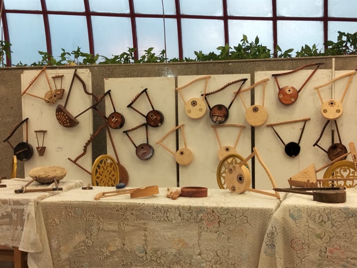 جانب من المعرض والورشة، فيتو