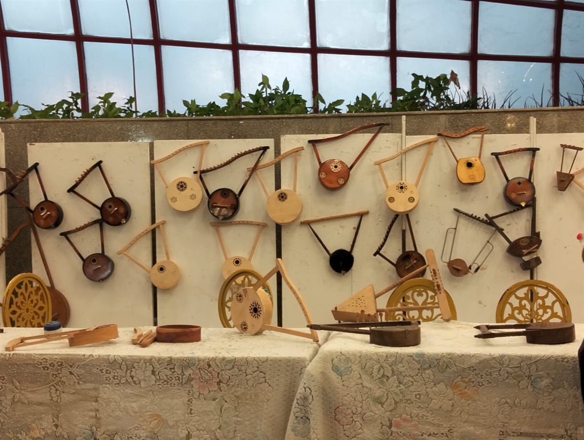 جانب من المعرض والورشة، فيتو