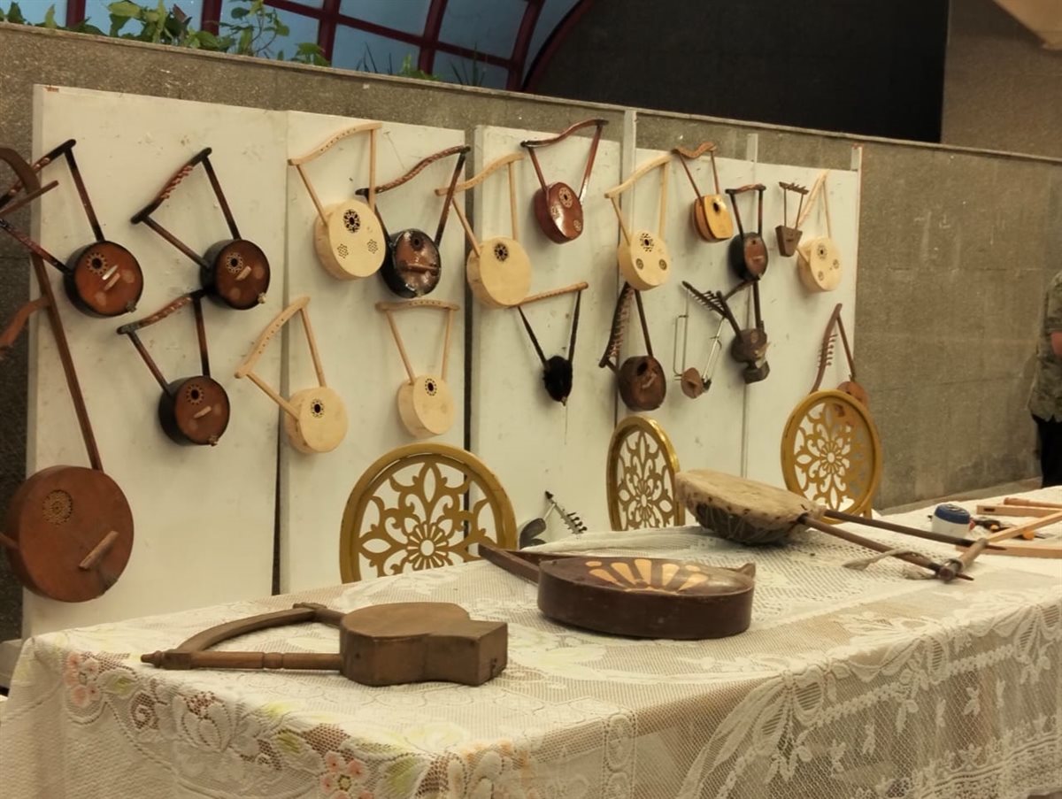 جانب من المعرض والورشة، فيتو