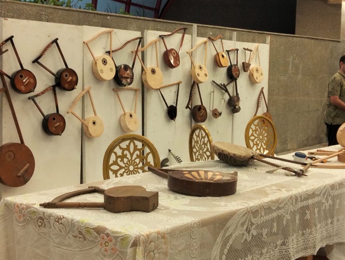 جانب من المعرض والورشة، فيتو