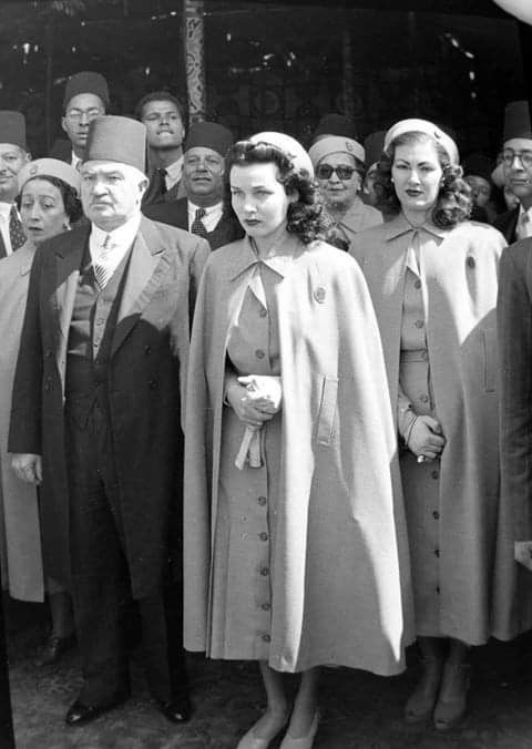 الاميرة فوزية وسط المدعوين 