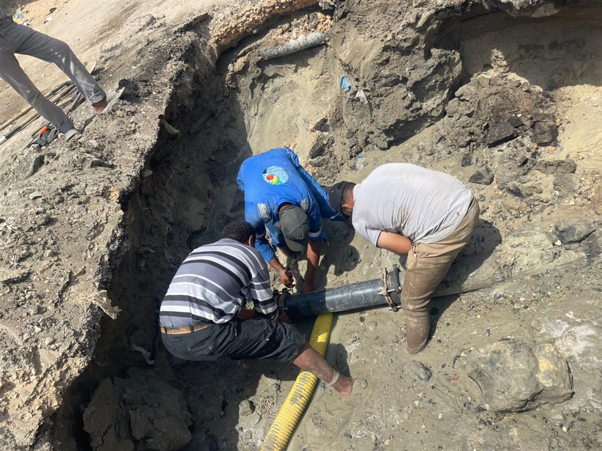 جانب من أعمال الصيانة، فيتو