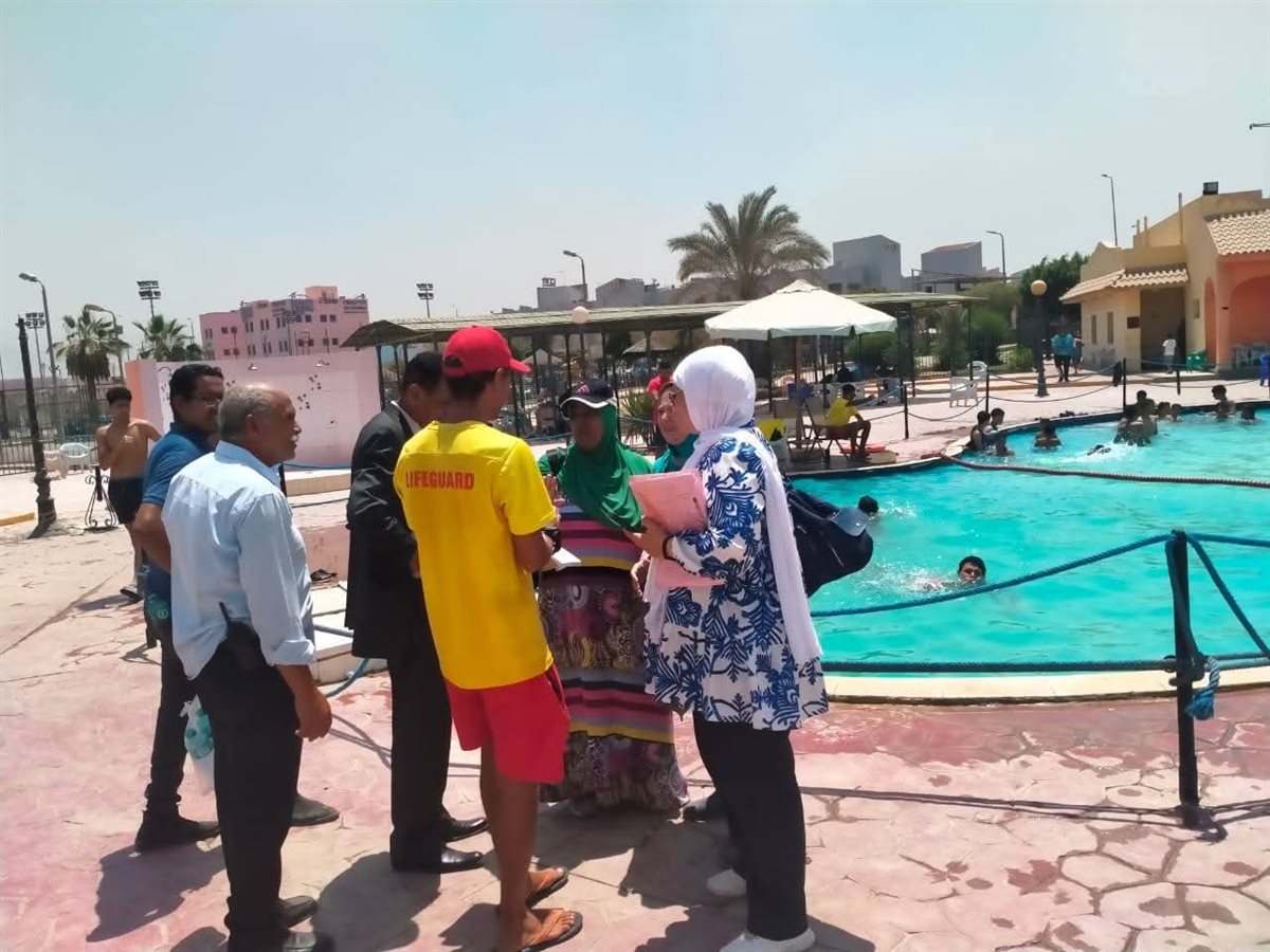 الشباب والرياضة حملة على 60 حمام سباحة بالجيزة لضمان تطبيق الأكواد وعناصر السلامة