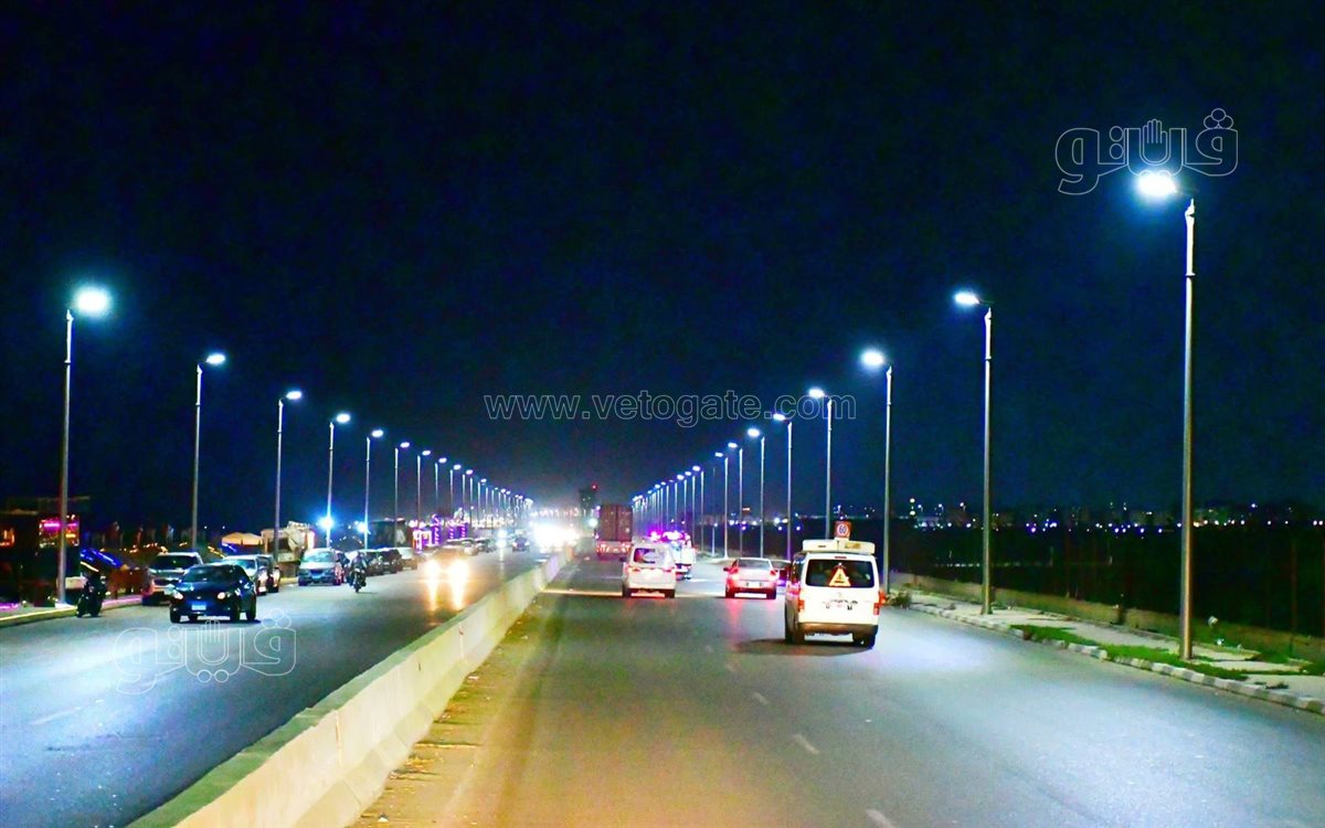 إنارة طريق غرب بورسعيد، فيتو