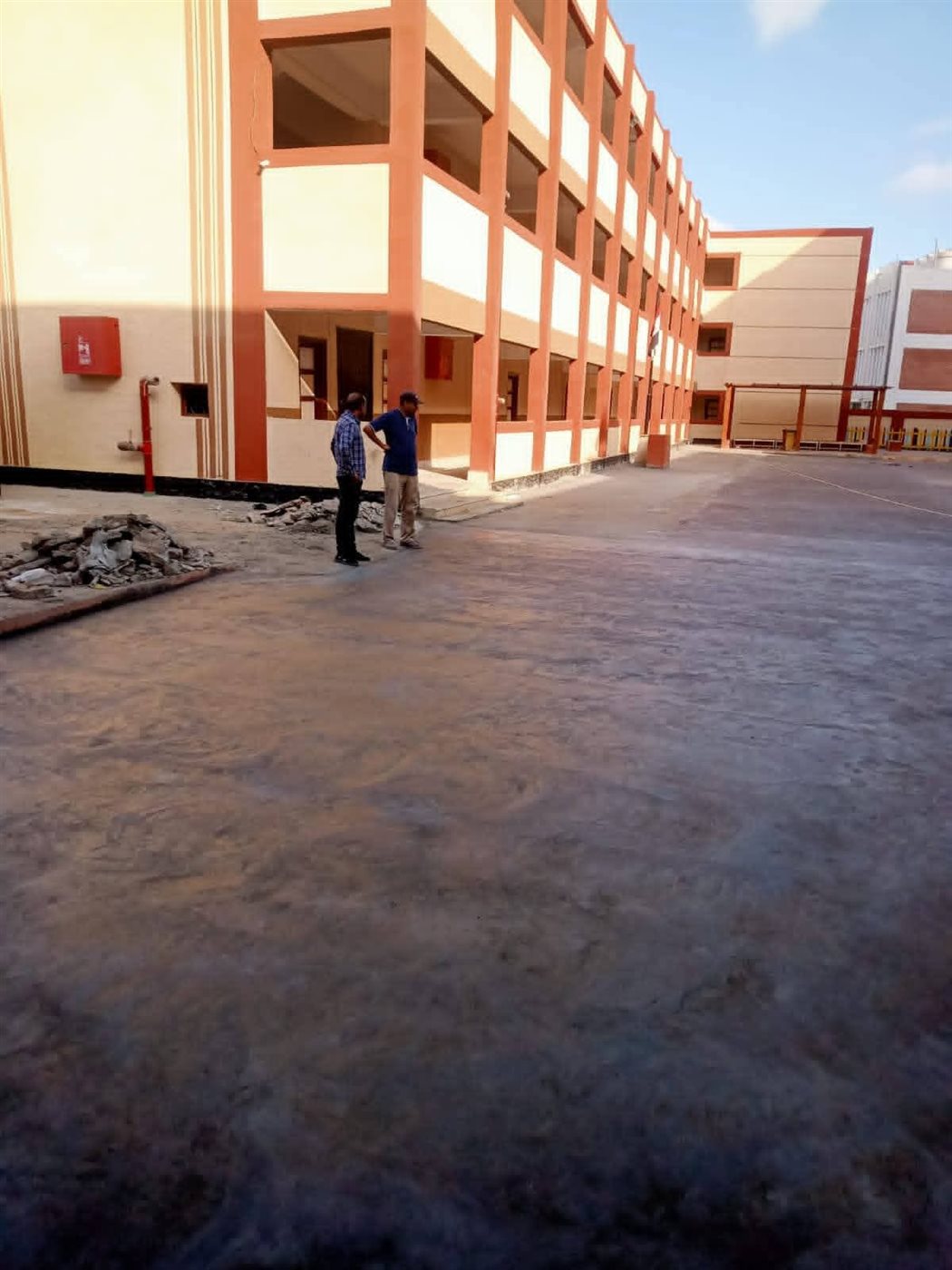 اعمال رفع كفاءة مدرسة رفاعة الطهطاوي بقرية جمصة