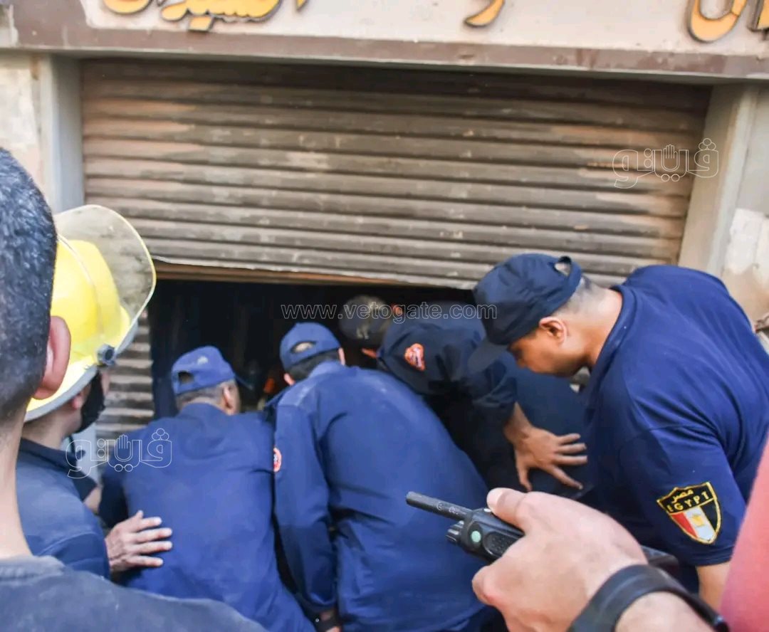 انهيار عقار سكني بالزقازيق،فيتو