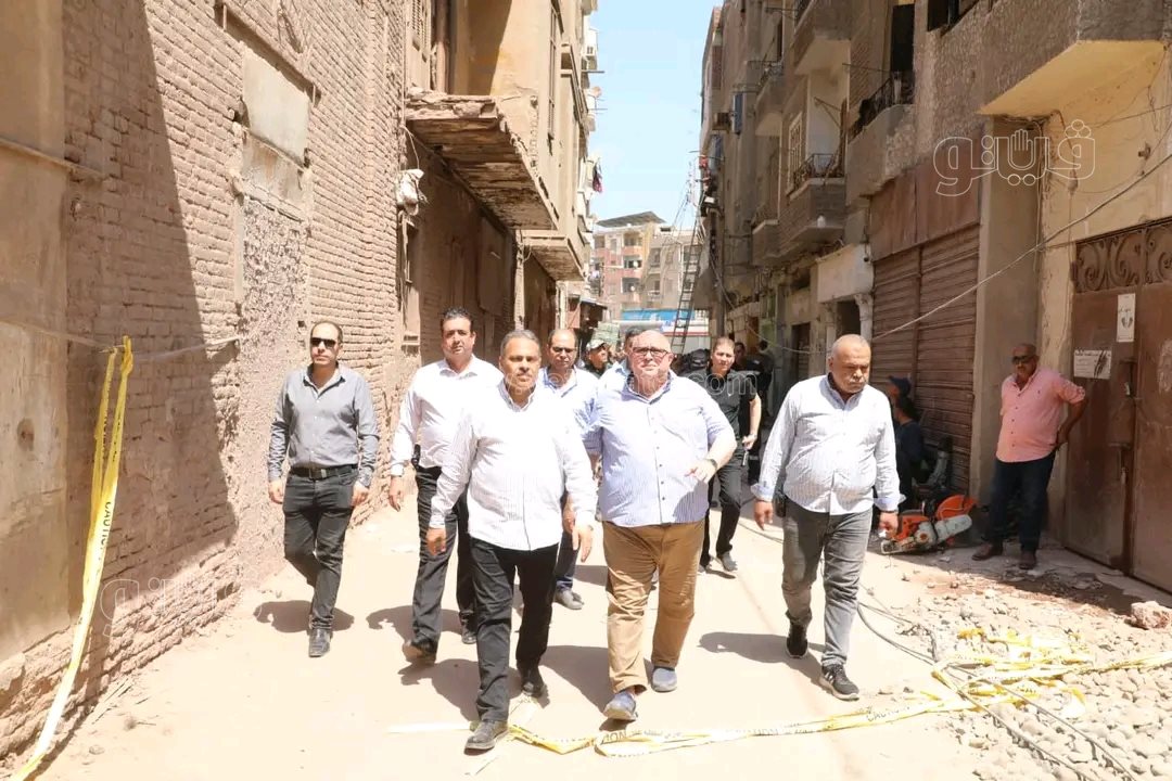 انهيار عقار سكني بالزقازيق،فيتو