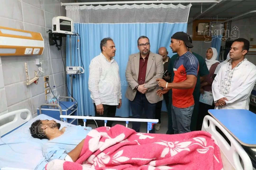 محافظ الشرقية يتفقد مصابي عقار الزقازيق المنهار،فيتو