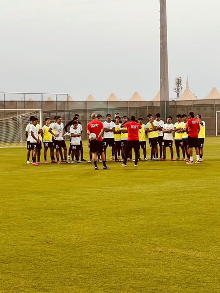 منتخب مصر للناشئين تحت 17 سنة يختتم استعداداته لودية السعودية