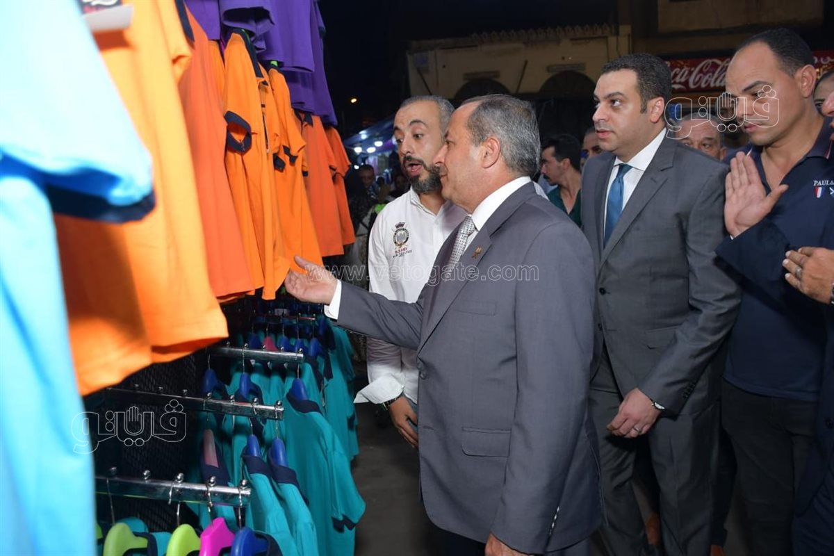 محافظ بورسعيد يتفقد معرض اهلا مدارس، فيتو