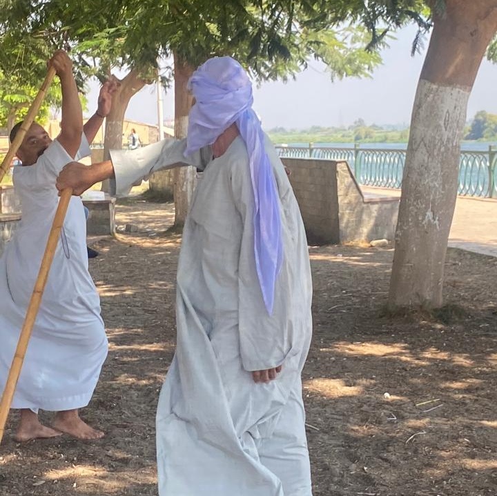 التحطيب علي كورنيش المنيا امام ساحة مسجد الفولي، فيتو 