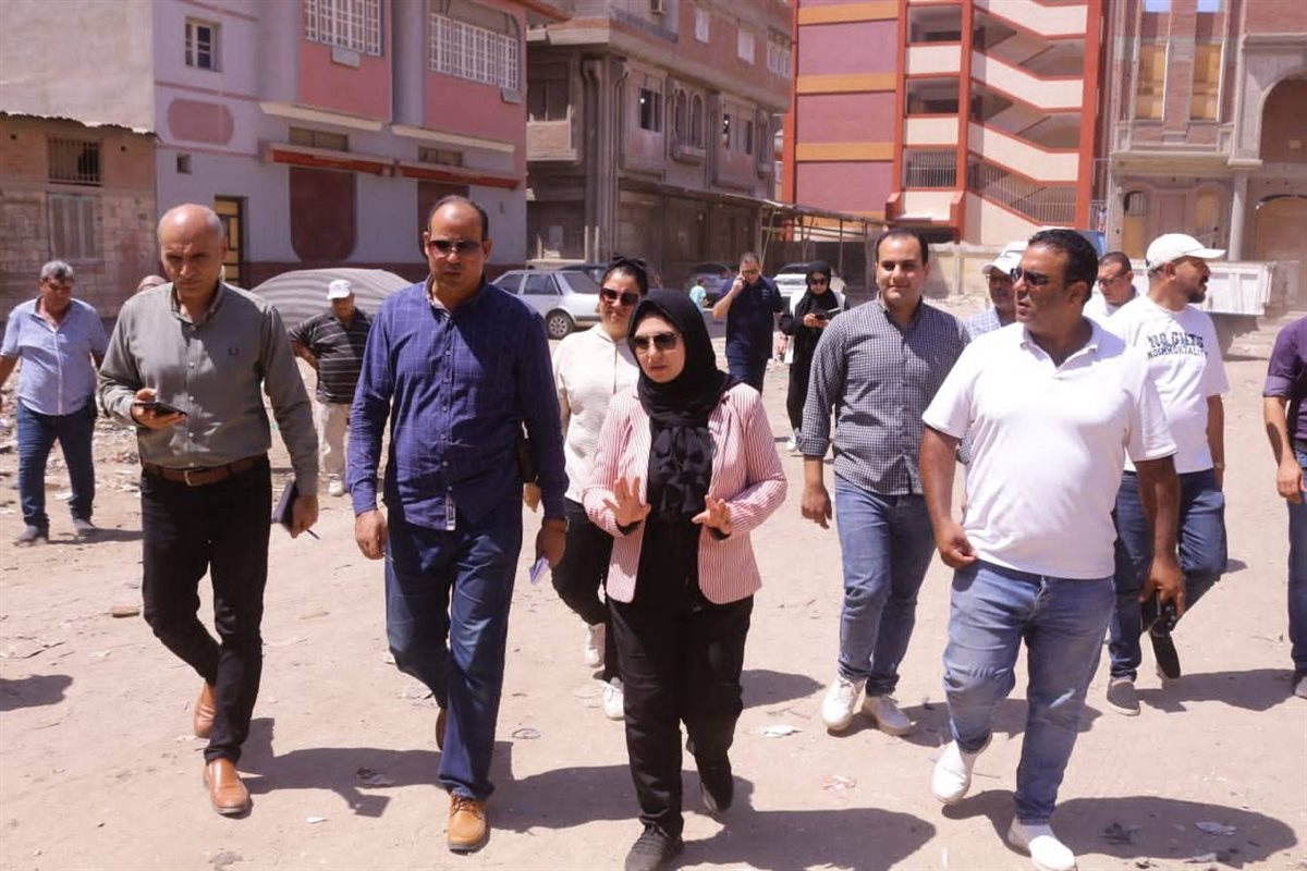 شيماء الصديق نائب المحافظ تتابع منظومة النظافة والإصحاح البيئي