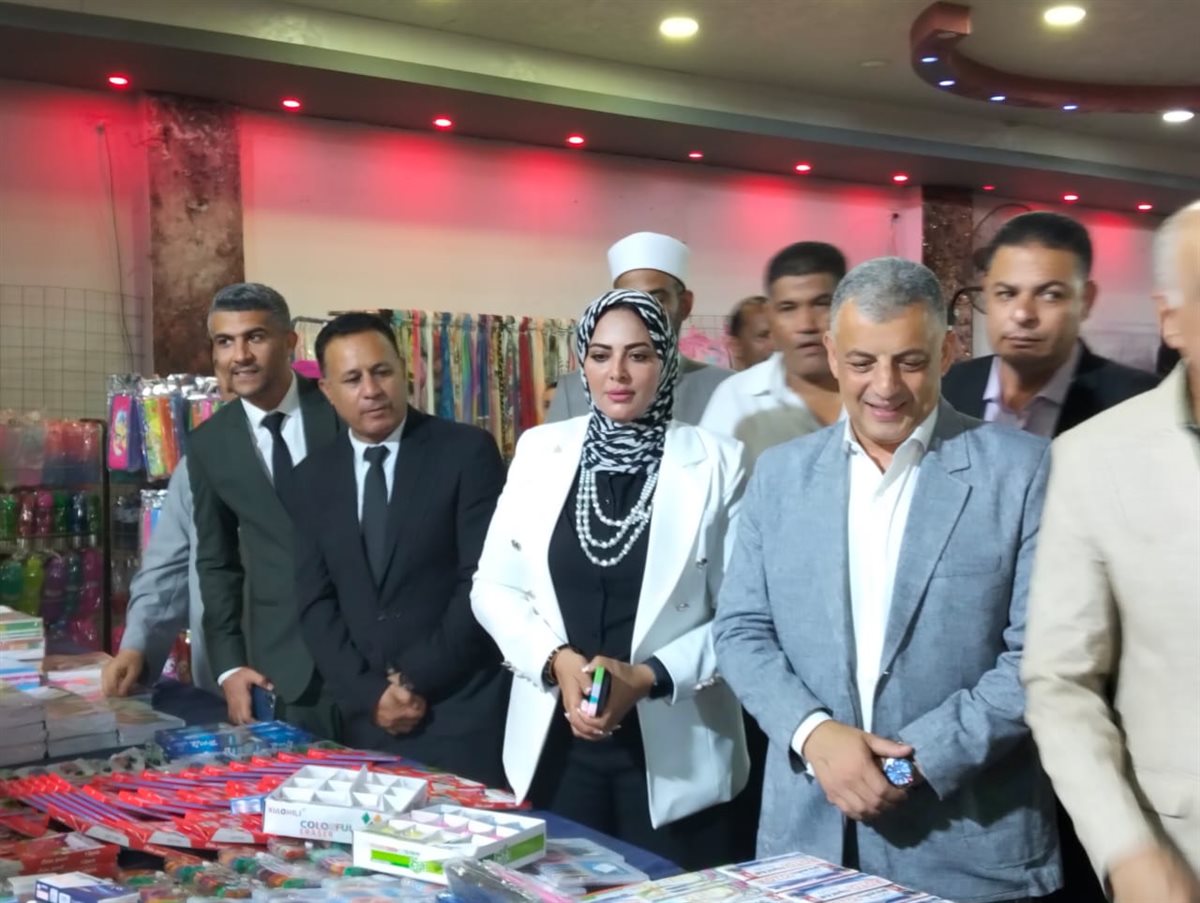 جانب من افتتاح المعرض، فيتو